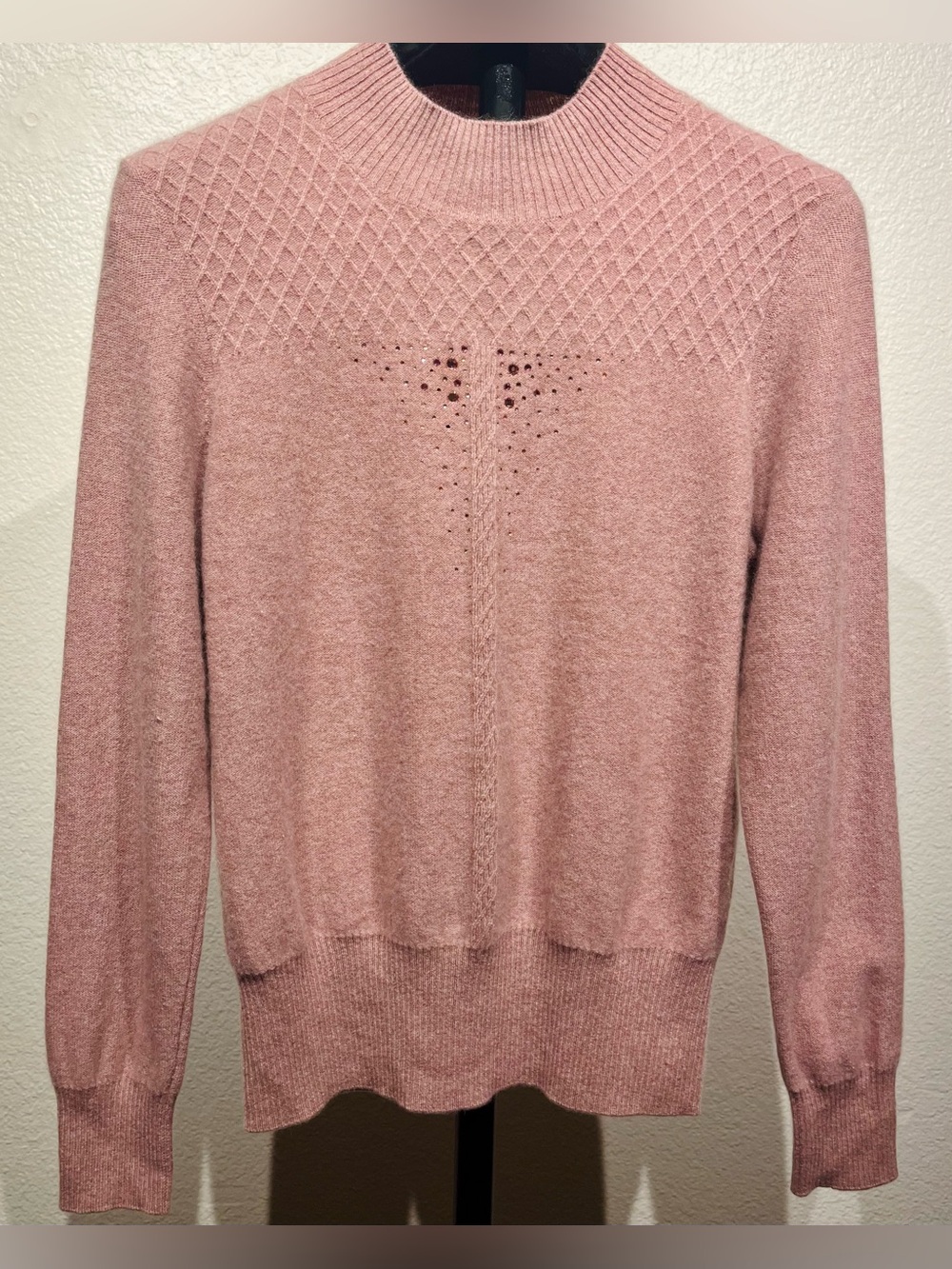 Zhenbei 100% Cashmere Pink Knit Sweater - Size M (Women’s)